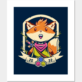 Cute Small Fox Posters and Art